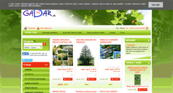 Desktop Screenshot of gadar.sk